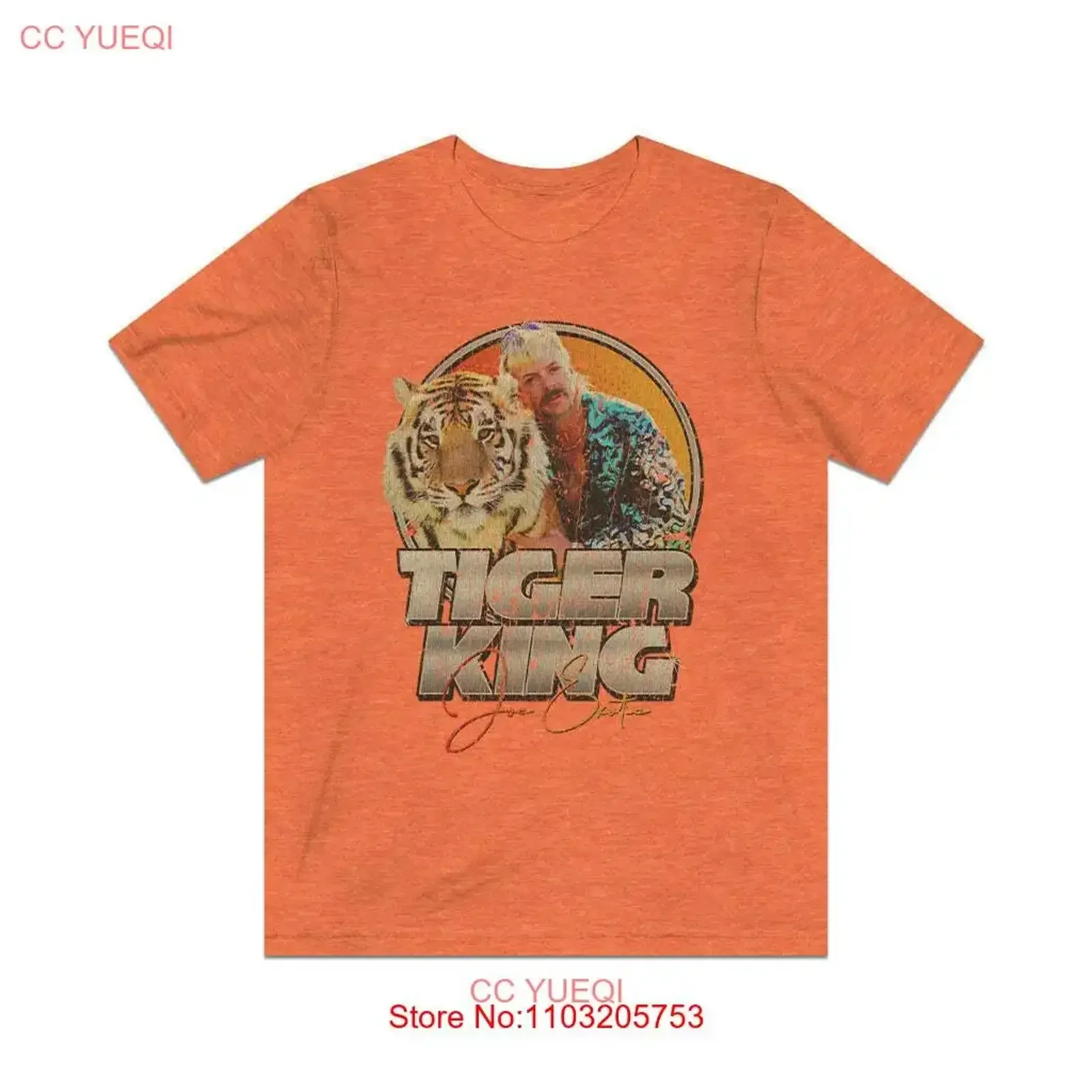 Tiger King 1999, винтажная мужская футболка, винтажная стираная удобная мягкая уличная дизайнерская одежда, стильная растянутая повседневная одежда
Tiger King 1999, винтажная мужская футболка, винтажная стираная удобная мягкая уличная дизайнерская одежда, стильная растянутая повседневная одежда