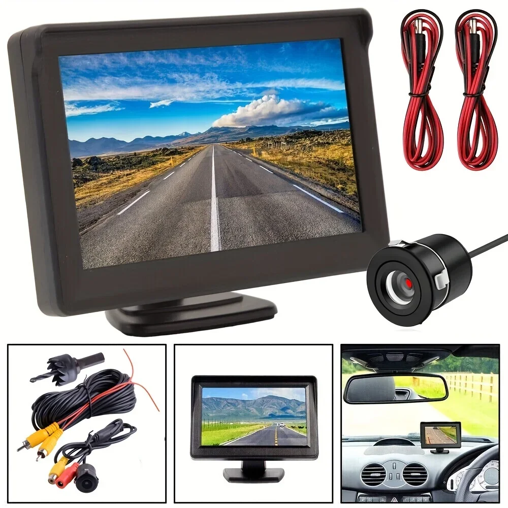 4.3" Display Backup Camera Monitor Vehicle Reverse Car Rear View For RV Caravan Trailers Bus Reversing Monitor Parking Kit
4.3" Display Backup Camera Monitor Vehicle Reverse Car Rear View For RV Caravan Trailers Bus Reversing Monitor Parking Kit