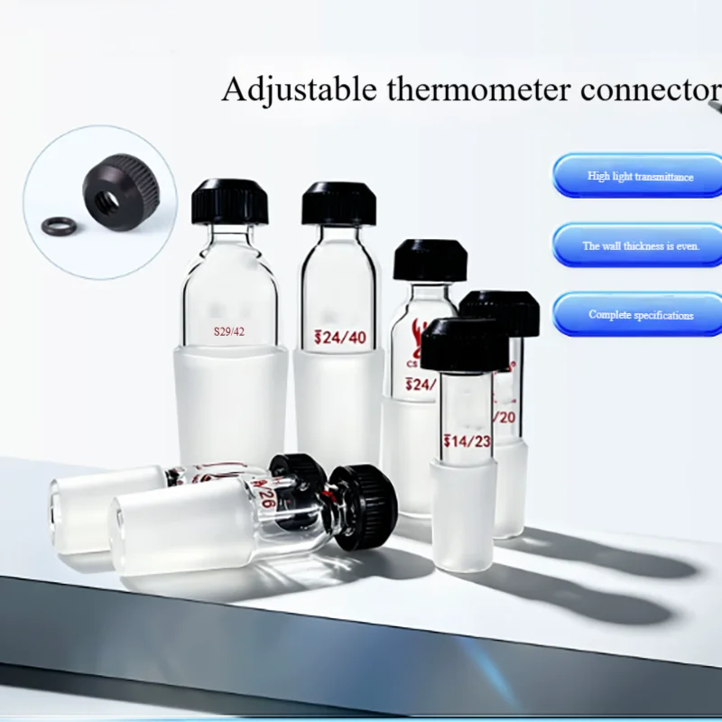 1PCS Adjustable thermometer connector 14#19#24#29# Chemical glass instrument
1PCS Adjustable thermometer connector 14#19#24#29# Chemical glass instrument