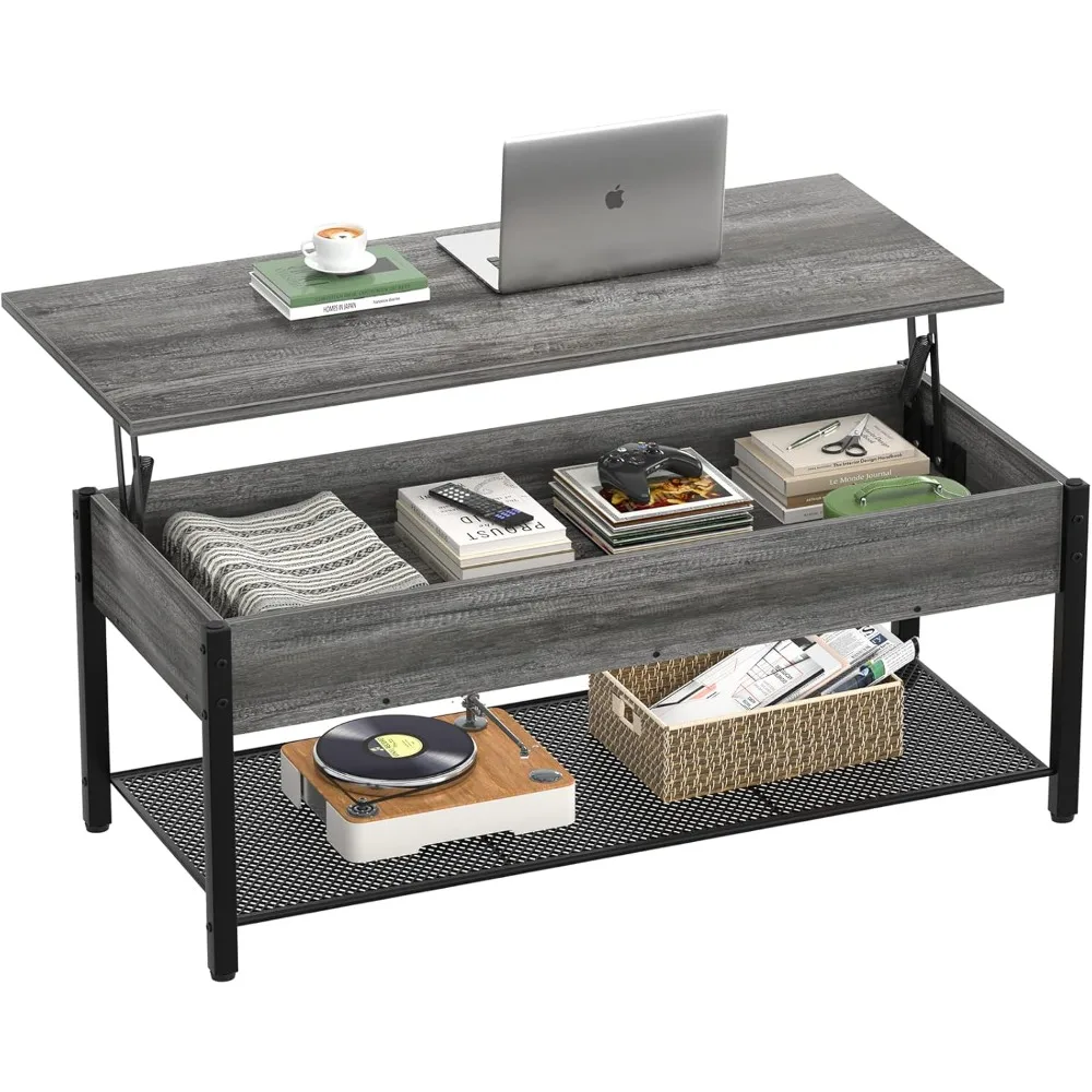 Lift Top Coffee Table with Storage Shelf and Hidden Compartment, Modern Lift Top Table for Living Room, Wood Lift Tabletop
Lift Top Coffee Table with Storage Shelf and Hidden Compartment, Modern Lift Top Table for Living Room, Wood Lift Tabletop