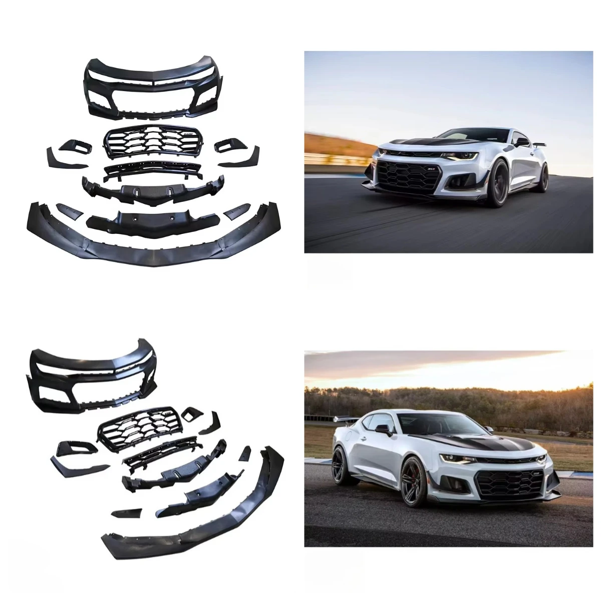 STROVAN 1LE Style Body Kit Front Bumper Rear Diffuser Side Skirt Spoiler Car Accessories Body Kit for Camaro 2016-2018 5th
STROVAN 1LE Style Body Kit Front Bumper Rear Diffuser Side Skirt Spoiler Car Accessories Body Kit for Camaro 2016-2018 5th