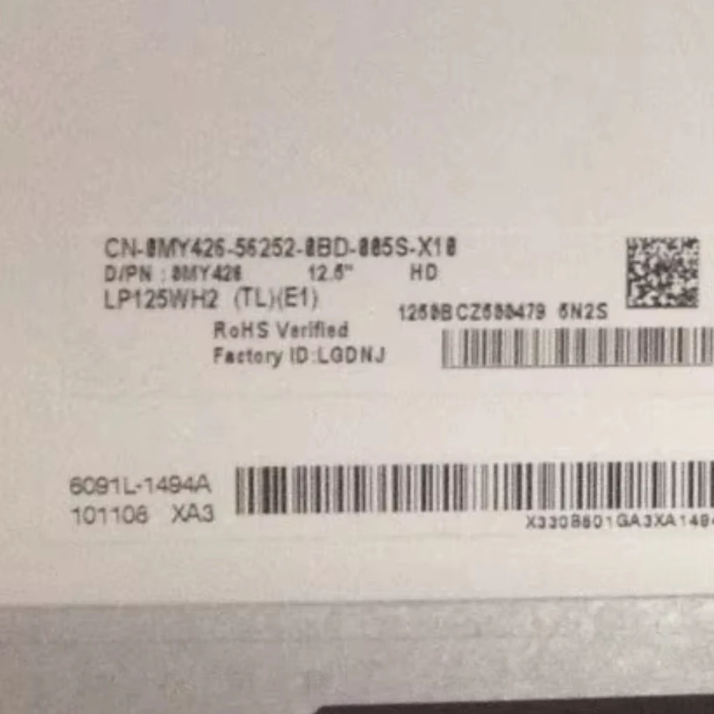 LP125WH2 TLE1 подходит для TLB1 B125XW01 V.0 B125XW03 левый + правый, 3 отверстия для винтов, ЖК-экран для ноутбука, светодиодный экран
LP125WH2 TLE1 подходит для TLB1 B125XW01 V.0 B125XW03 левый + правый, 3 отверстия для винтов, ЖК-экран для ноутбука, светодиодный экран