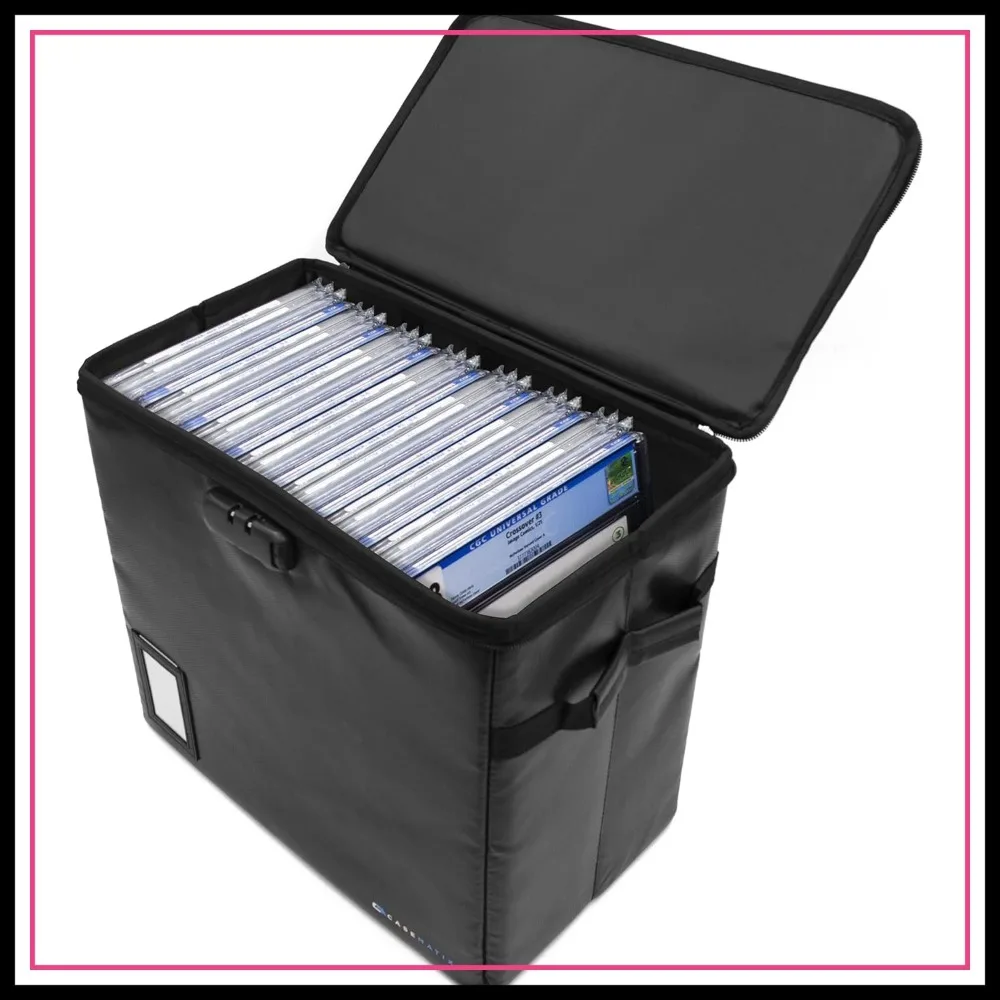 Fire Resistant Graded Comic Book Storage Holds 30 CGC Comics, Hard Shell with 3 Dividers & Zipper Lock
Fire Resistant Graded Comic Book Storage Holds 30 CGC Comics, Hard Shell with 3 Dividers & Zipper Lock