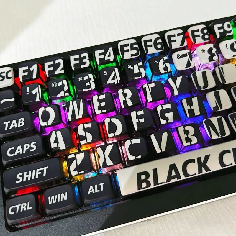 122-клавишные четырехсторонние прозрачные колпачки для клавиш Black Talk, двойные кожаные колпачки для клавиш Milk Dye-Sub Craft MDA, адаптированные механические колпачки для клавиш 
122-клавишные четырехсторонние прозрачные колпачки для клавиш Black Talk, двойные кожаные колпачки для клавиш Milk Dye-Sub Craft MDA, адаптированные механические колпачки для клавиш