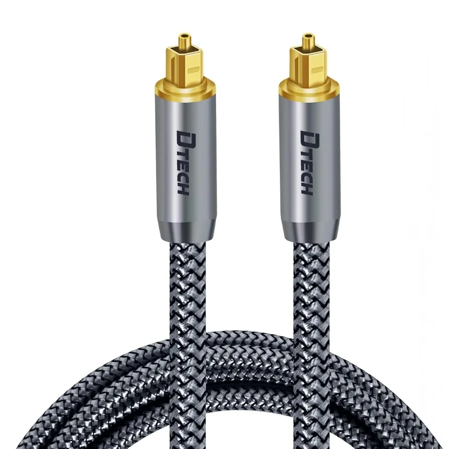 DTECH Toslink цифровой оптический аудиокабель 5 футов для звуковой панели ТВ-приемник домашнего кинотеатра SPDIF 5,1 7,1 система объемного звука стерео
DTECH Toslink цифровой оптический аудиокабель 5 футов для звуковой панели ТВ-приемник домашнего кинотеатра SPDIF 5,1 7,1 система объемного звука стерео