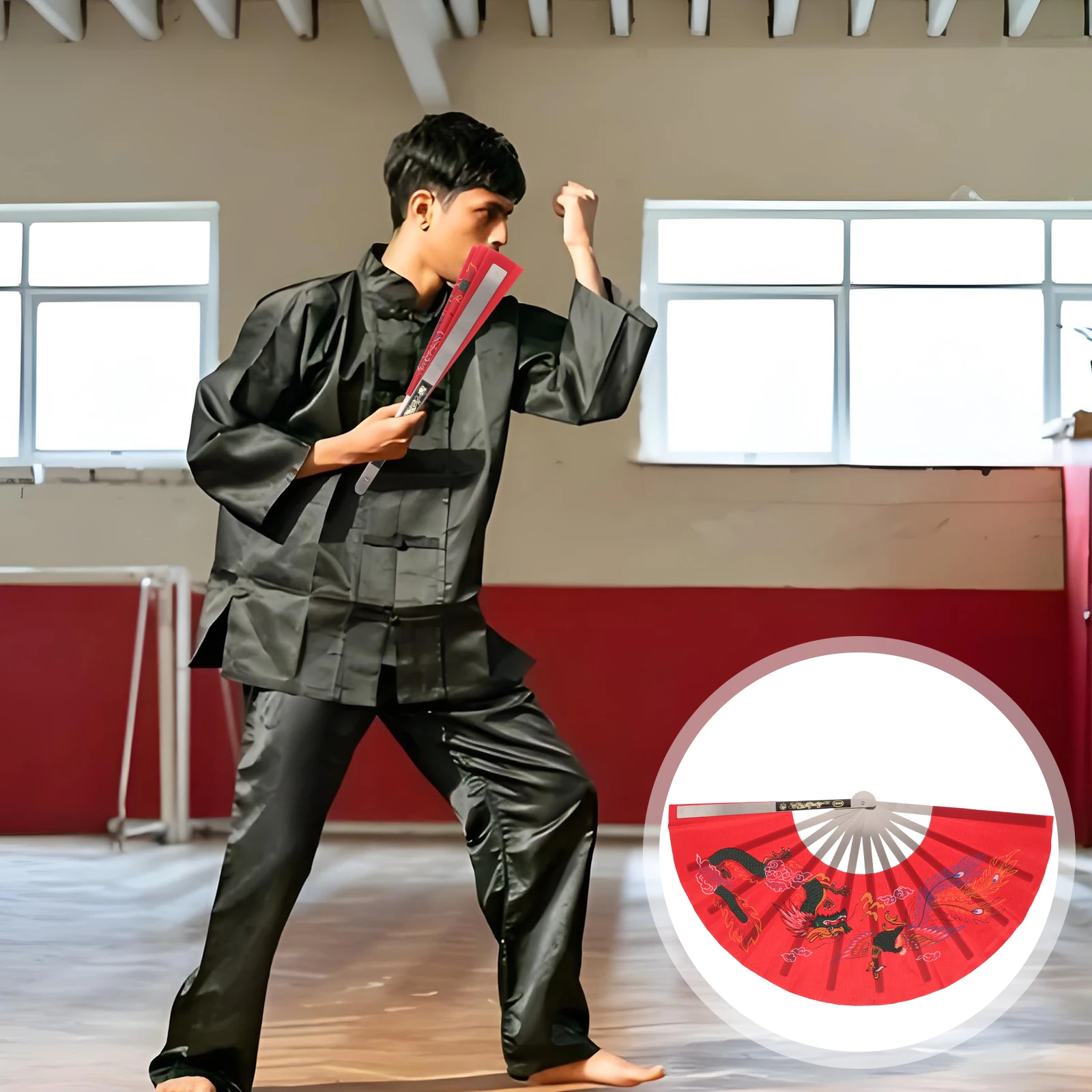 Tai Chi Fan Chinese Folding Foldable Red Dance Taichi Kungfu Handheld Traditional
Tai Chi Fan Chinese Folding Foldable Red Dance Taichi Kungfu Handheld Traditional