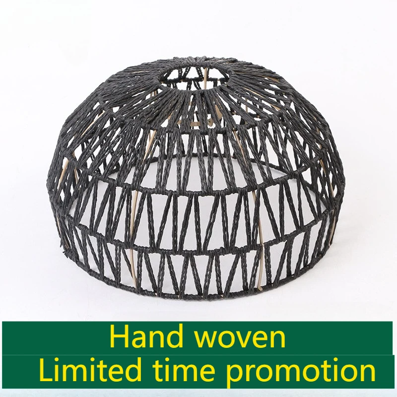 Imitation Rattan Paper Rope Pendant Lamp Lantern Restaurant Zen Tea Room Lampshade Homestay Creative Chinese Woven Lamp
Imitation Rattan Paper Rope Pendant Lamp Lantern Restaurant Zen Tea Room Lampshade Homestay Creative Chinese Woven Lamp