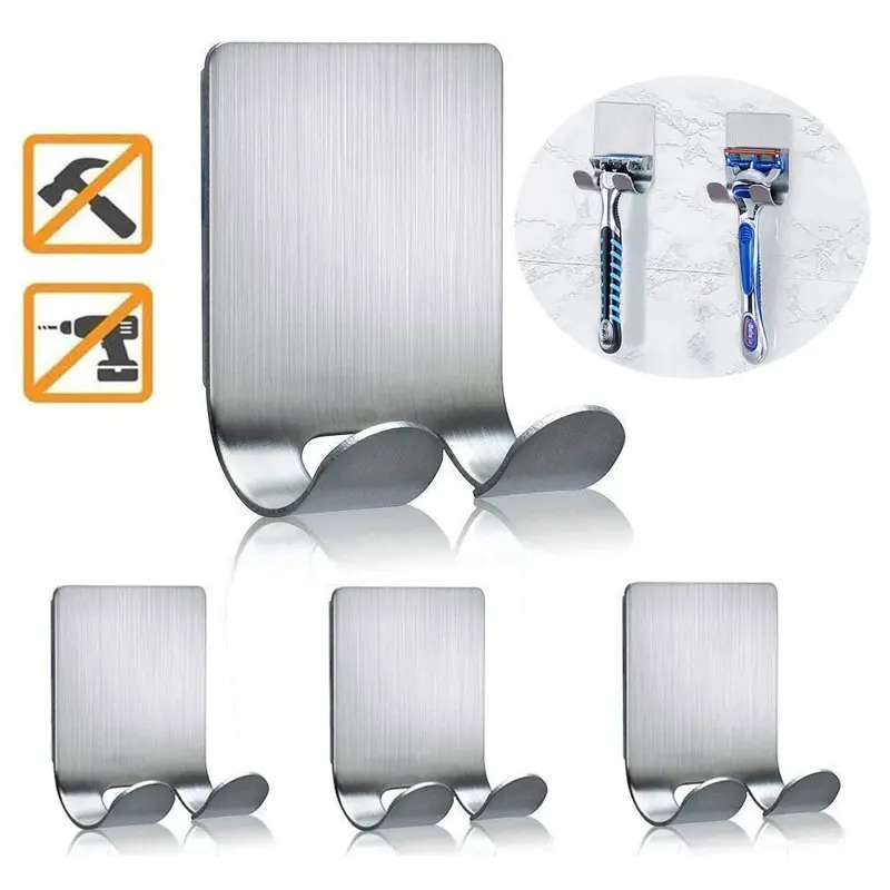 1PC Razor Holder Shaver Hooks Hanger Self Adhesive Stainless Steel Hook for Razors Plug Robe Towel Bathroom Kitchen Organizer
1PC Razor Holder Shaver Hooks Hanger Self Adhesive Stainless Steel Hook for Razors Plug Robe Towel Bathroom Kitchen Organizer