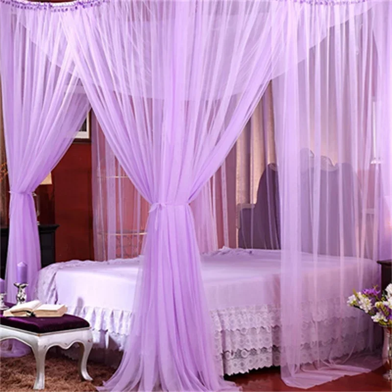 Mosquito Net Cotton Four-Door Sexy Square Canopy - King/Queen Double Bed Size, Elegant White Palace Netting Prevent Insect Net
Mosquito Net Cotton Four-Door Sexy Square Canopy - King/Queen Double Bed Size, Elegant White Palace Netting Prevent Insect Net