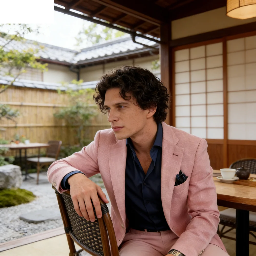 Синий льняной мужской костюм-тройка Slim Fit с отложным воротником: пиджак, брюки, жилет. Летний повседневный костюм для жениха и шаферов.
Синий льняной мужской костюм-тройка Slim Fit с отложным воротником: пиджак, брюки, жилет. Летний повседневный костюм для жениха и шаферов.