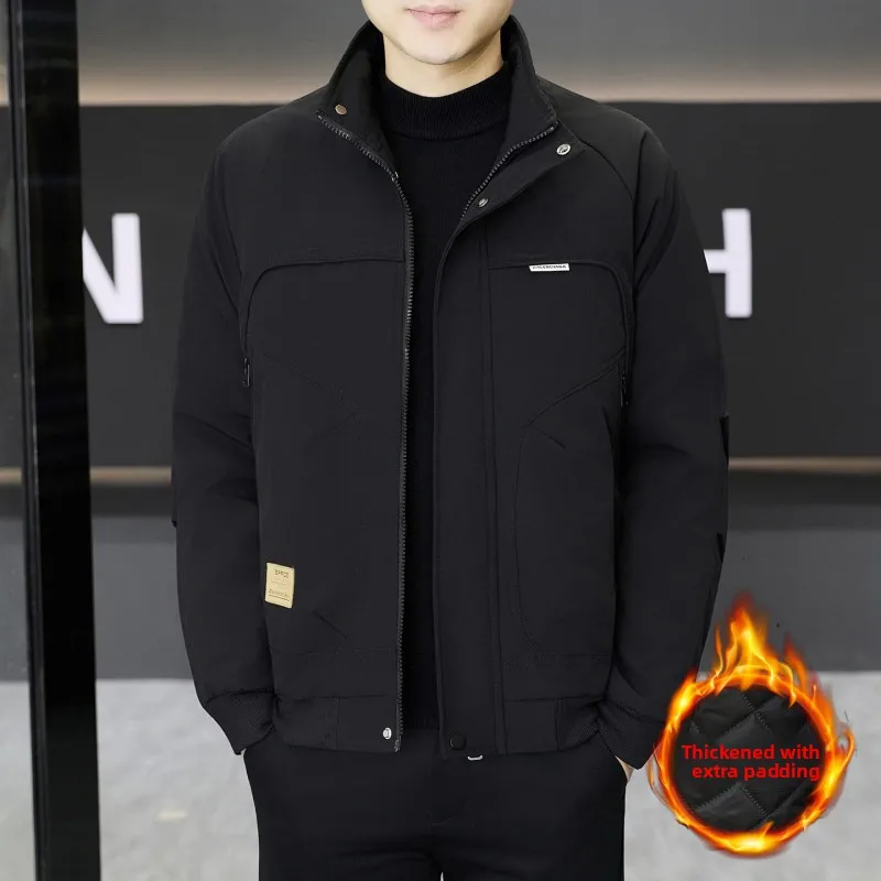 Мужская демисезонная куртка из утепленного хлопка с воротником-стойкой, теплая, молодежная, приталенная, из полиэфирного волокна, современная, удлиненная...
Мужская демисезонная куртка из утепленного хлопка с воротником-стойкой, теплая, молодежная, приталенная, из полиэфирного волокна, современная, удлиненная...