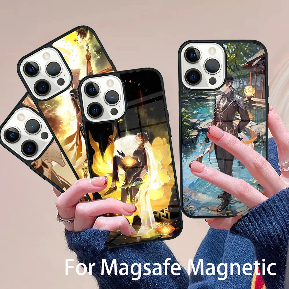 Genshin Zhongli Phone Case Magesafe Magnetic Wireless Charge Cover For IPhone 16 11 12 13 14 15 Pro Max Plus Mini
Genshin Zhongli Phone Case Magesafe Magnetic Wireless Charge Cover For IPhone 16 11 12 13 14 15 Pro Max Plus Mini