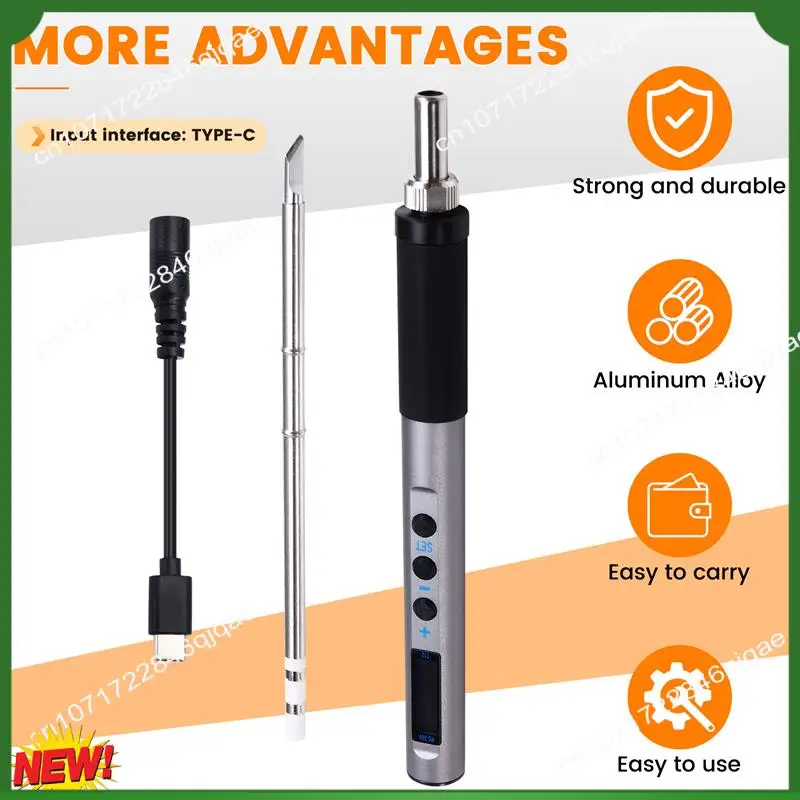 A48I 65W CNC Metal Body Temperature Adjustable Solder Welding Station Fast Heating Portable Soldering Iron
A48I 65W CNC Metal Body Temperature Adjustable Solder Welding Station Fast Heating Portable Soldering Iron