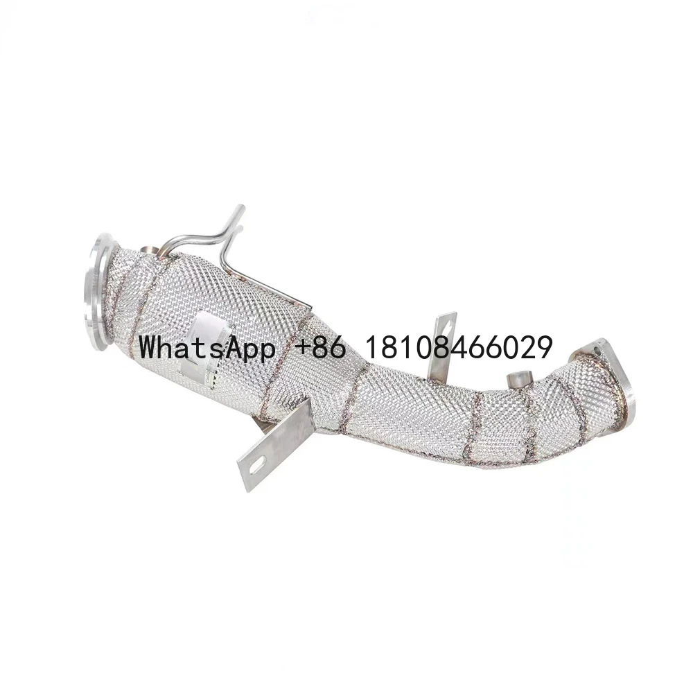 Catted Exhaust Downpipe for Cadillac CT4 CT5 2.0T 2019- Exhaust Heat Shield 304 Stainless Steel Exhaust Header
Catted Exhaust Downpipe for Cadillac CT4 CT5 2.0T 2019- Exhaust Heat Shield 304 Stainless Steel Exhaust Header