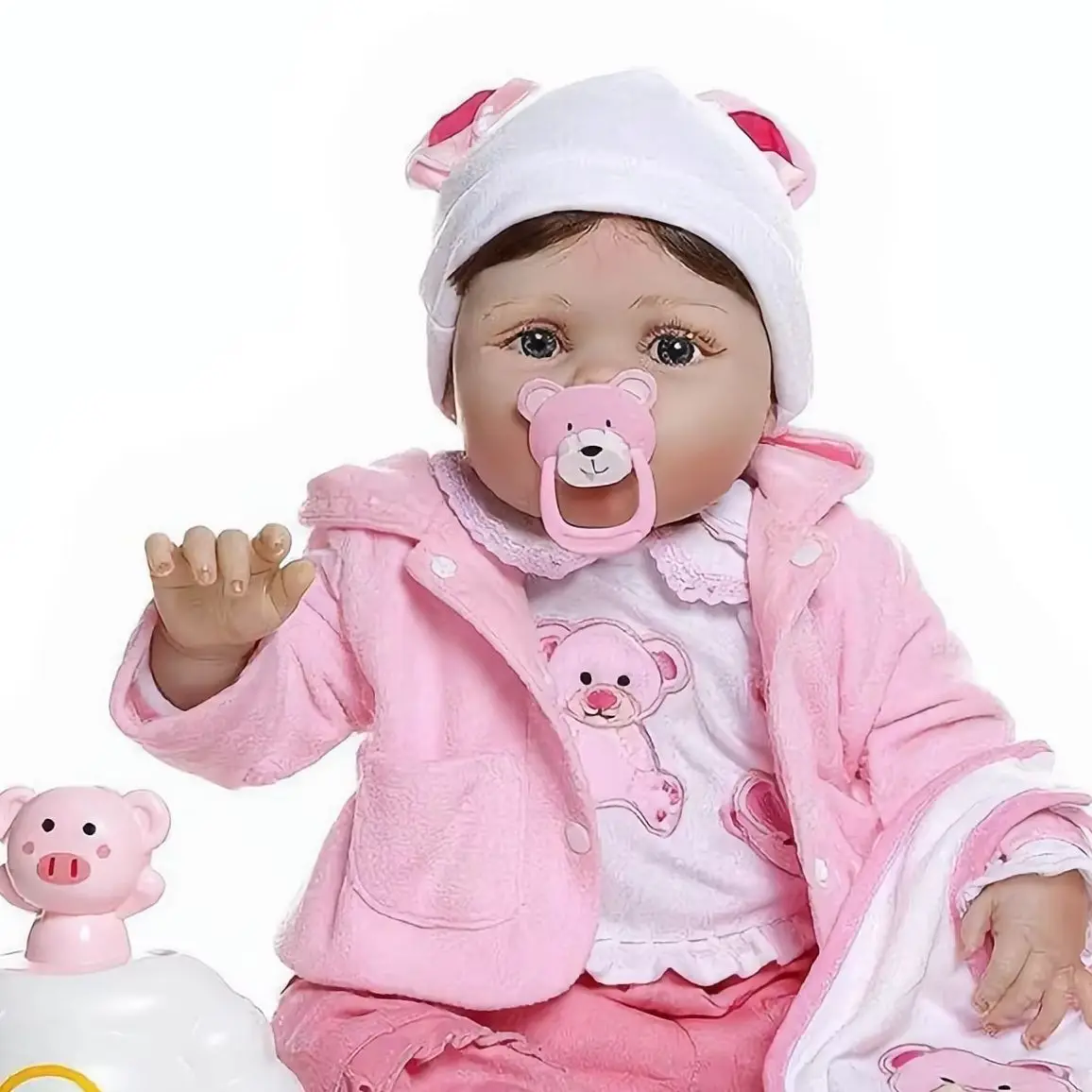 Reborn Dolls 22 Inch 55cm Lifelike Reborn Baby Girl Soft Silicone Vinyl Reborn Babies Toddlers Newborn Toy
Reborn Dolls 22 Inch 55cm Lifelike Reborn Baby Girl Soft Silicone Vinyl Reborn Babies Toddlers Newborn Toy