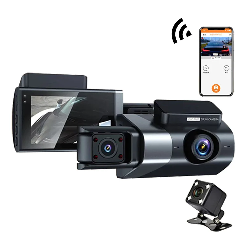XZY 3 Channel Multi-lens Panoramic Car Dash Cam 1080P Ultra HD WiFi APP Connection Parking Monitor
XZY 3 Channel Multi-lens Panoramic Car Dash Cam 1080P Ultra HD WiFi APP Connection Parking Monitor