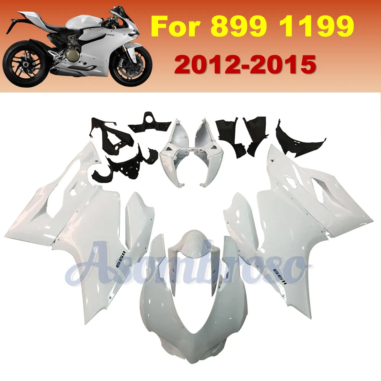 For Ducati Panigale Full Fairing Kit 899/1199 2012-2015 ABS Plastic Bodywork Set Custom Paint
For Ducati Panigale Full Fairing Kit 899/1199 2012-2015 ABS Plastic Bodywork Set Custom Paint