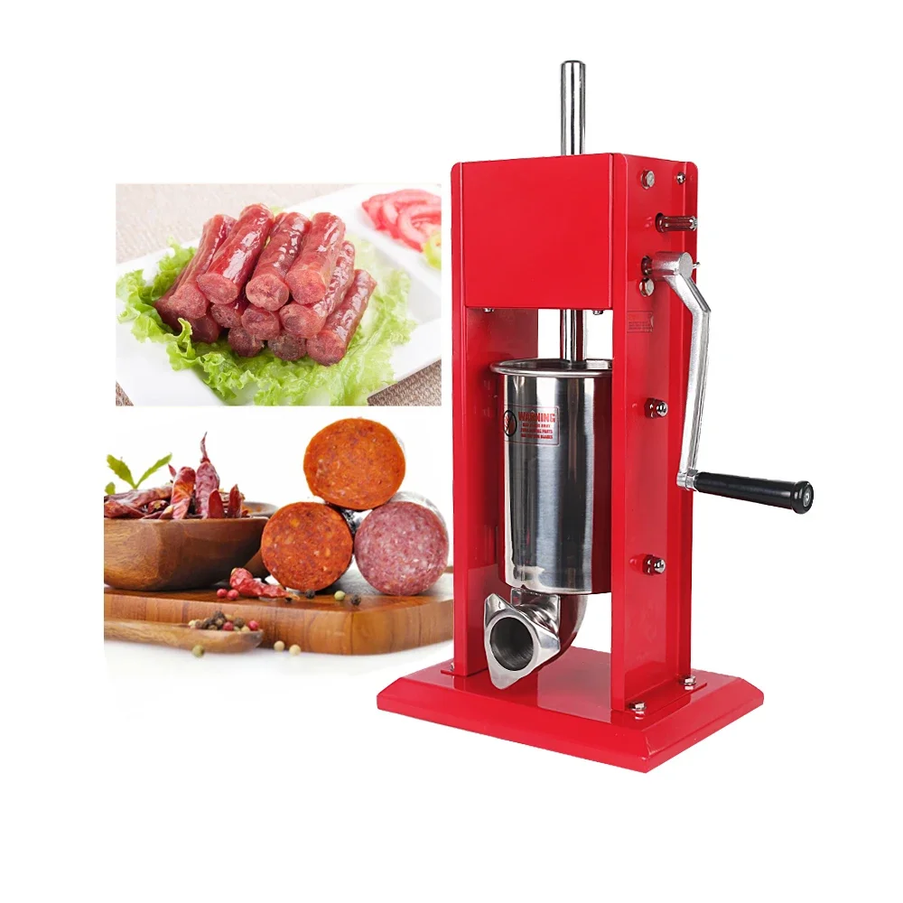Stainless Steel Sausage Sausage, Manual Sausage Tool, Syringe with 4 Funnel Nozzles, 3L
Stainless Steel Sausage Sausage, Manual Sausage Tool, Syringe with 4 Funnel Nozzles, 3L
