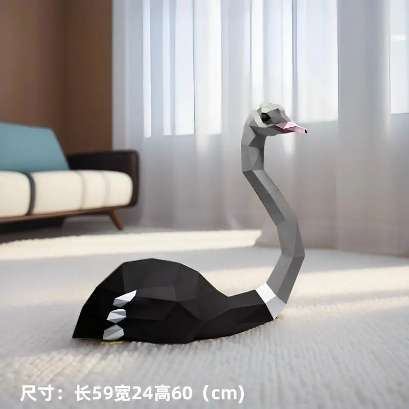 Сидящая модель из страуса, ручная работа, 60 см, 3D модель оригами с животными, креативный подарок, домашний декор, низкие полиэтиленовые пазлы, игрушки
Сидящая модель из страуса, ручная работа, 60 см, 3D модель оригами с животными, креативный подарок, домашний декор, низкие полиэтиленовые пазлы, игрушки