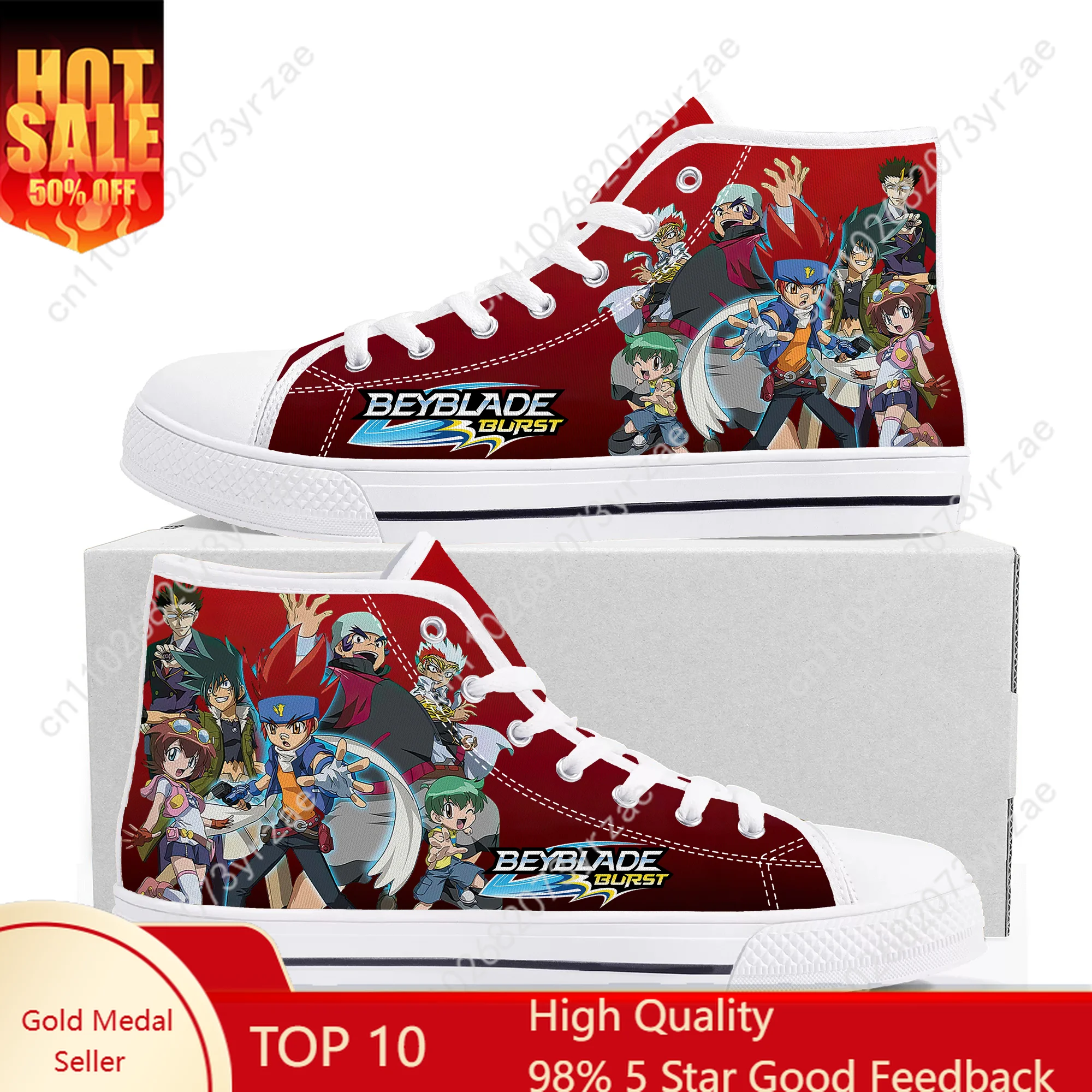 Beyblade High Top Flats Sneakers Mens Womens Teenager Sports Running Shoes Casual Fashion Canvas Shoe Custom Sneaker
Beyblade High Top Flats Sneakers Mens Womens Teenager Sports Running Shoes Casual Fashion Canvas Shoe Custom Sneaker