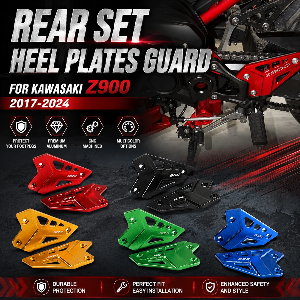 Z900 Motorcycle Parts Footrest Rear Set Heel Plates Guard Protector For Kawasaki Z900 2017 2018 2019 2020 2021 2022 2023 2024
Z900 Motorcycle Parts Footrest Rear Set Heel Plates Guard Protector For Kawasaki Z900 2017 2018 2019 2020 2021 2022 2023 2024