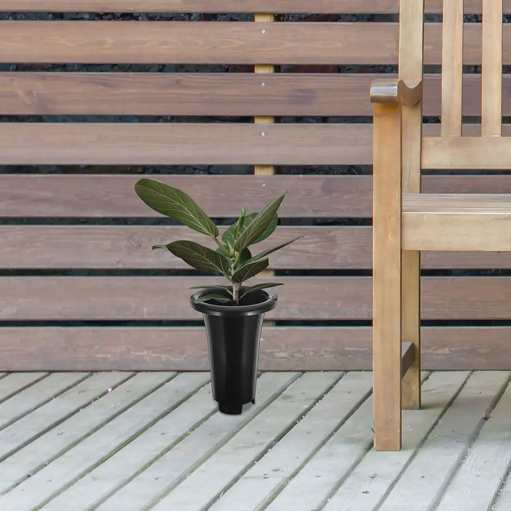 10 Pcs Black Round Tall Orchid Plant Pots Set 148x205mm PP Material Drainage Holes Gardening Container Supply
10 Pcs Black Round Tall Orchid Plant Pots Set 148x205mm PP Material Drainage Holes Gardening Container Supply