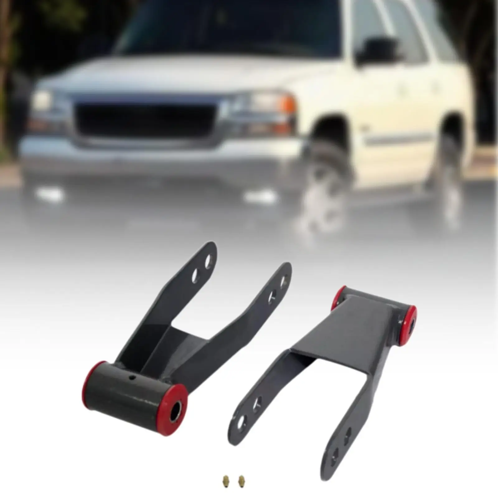 2 Inch Rear Drop Shackles Iron Material Replacement Suspension for Chevrolet 1988-2018 Trucks
2 Inch Rear Drop Shackles Iron Material Replacement Suspension for Chevrolet 1988-2018 Trucks