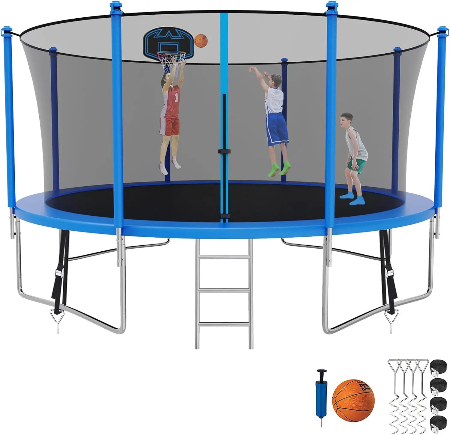 Tranpoline 1500LBS 16 15 14 12 10 8 FT Tranpoline for 7 10 Kids and Adults Windproof Outdoor Tranpoline with Enclosure Net Baske
Tranpoline 1500LBS 16 15 14 12 10 8 FT Tranpoline for 7 10 Kids and Adults Windproof Outdoor Tranpoline with Enclosure Net Baske