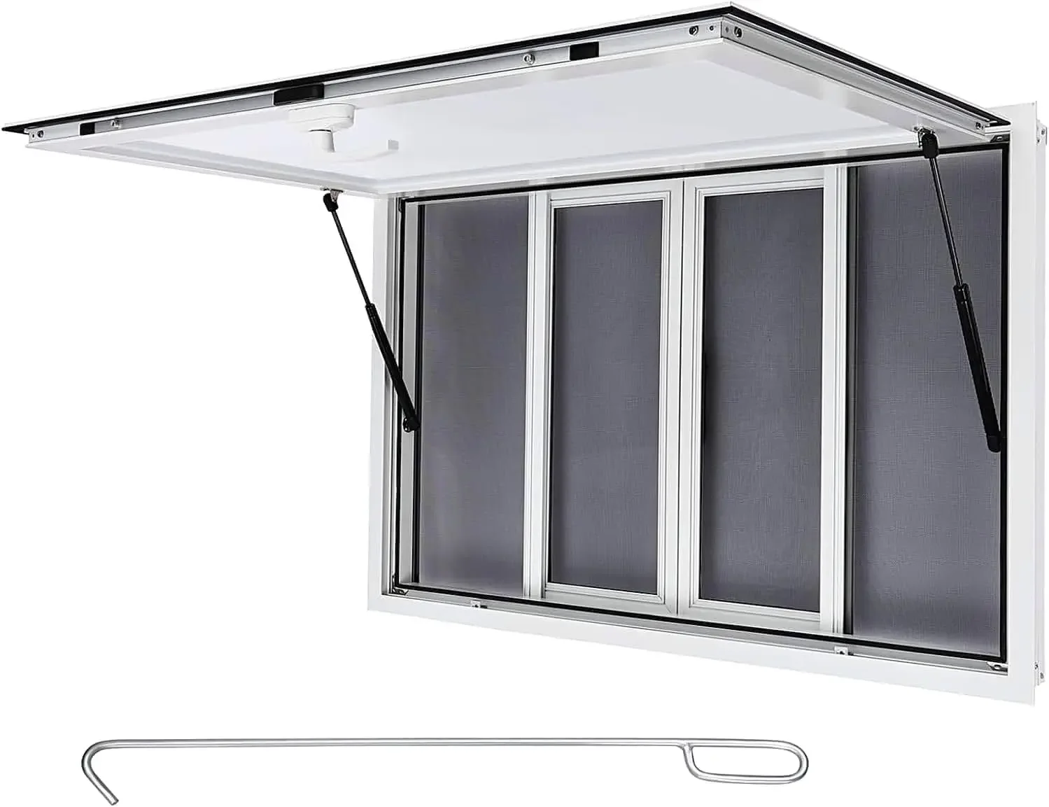 Concession Window, 45 x 30 inch Aluminum Alloy Concession Window for Food Truck Up to 80 Degrees Serving Windows Concession Trai
Concession Window, 45 x 30 inch Aluminum Alloy Concession Window for Food Truck Up to 80 Degrees Serving Windows Concession Trai