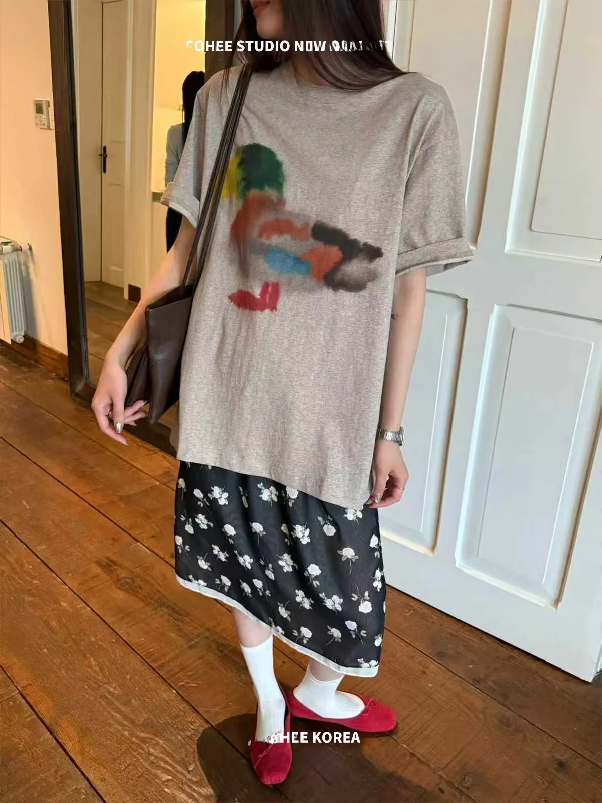 SOHEE Original Artistic Graffiti Duck Short Sleeve T-Shirt Women's Casual Loose Fit Top Cotton round Neck Mid-Length Spring S...
SOHEE Original Artistic Graffiti Duck Short Sleeve T-Shirt Women's Casual Loose Fit Top Cotton round Neck Mid-Length Spring S...