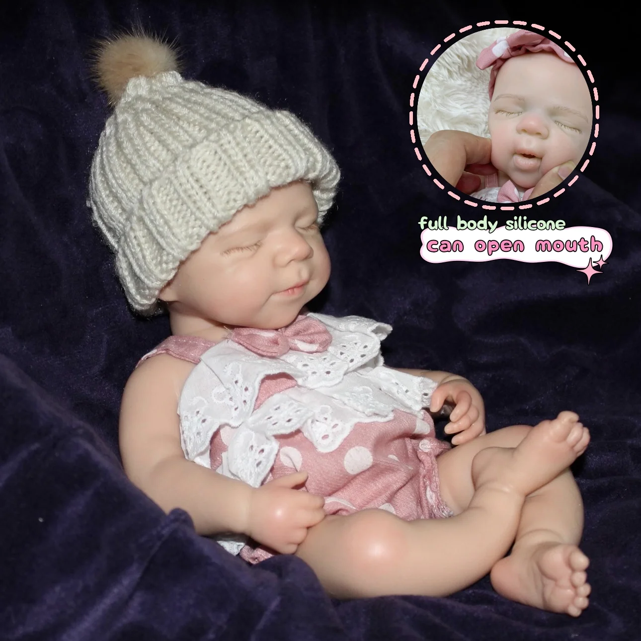 13Inch Open Mouth Reborn Dolls Pascale Bebe Girl Full Body Soft Silicone Girl Painted Bebe Newborn Doll Toys reborn de silicone
13Inch Open Mouth Reborn Dolls Pascale Bebe Girl Full Body Soft Silicone Girl Painted Bebe Newborn Doll Toys reborn de silicone