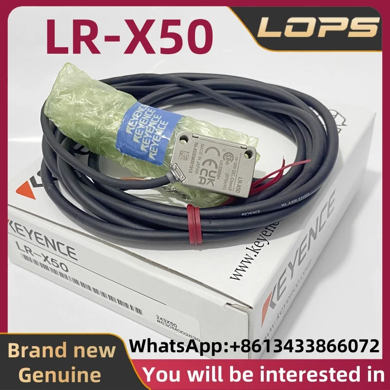 LR-X50 New Original KEYENCE Standard type cable displacement laser sensor, in stock, welcome to consult.
LR-X50 New Original KEYENCE Standard type cable displacement laser sensor, in stock, welcome to consult.