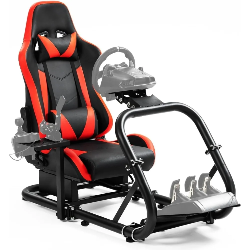 G29 Racing Simulator Cockpit with Seat Compatible with Thrustmaster/Logitech/Fanatec/PC G25 G27 G920 G923 T300RS,Ultra-Sturdy A
G29 Racing Simulator Cockpit with Seat Compatible with Thrustmaster/Logitech/Fanatec/PC G25 G27 G920 G923 T300RS,Ultra-Sturdy A
