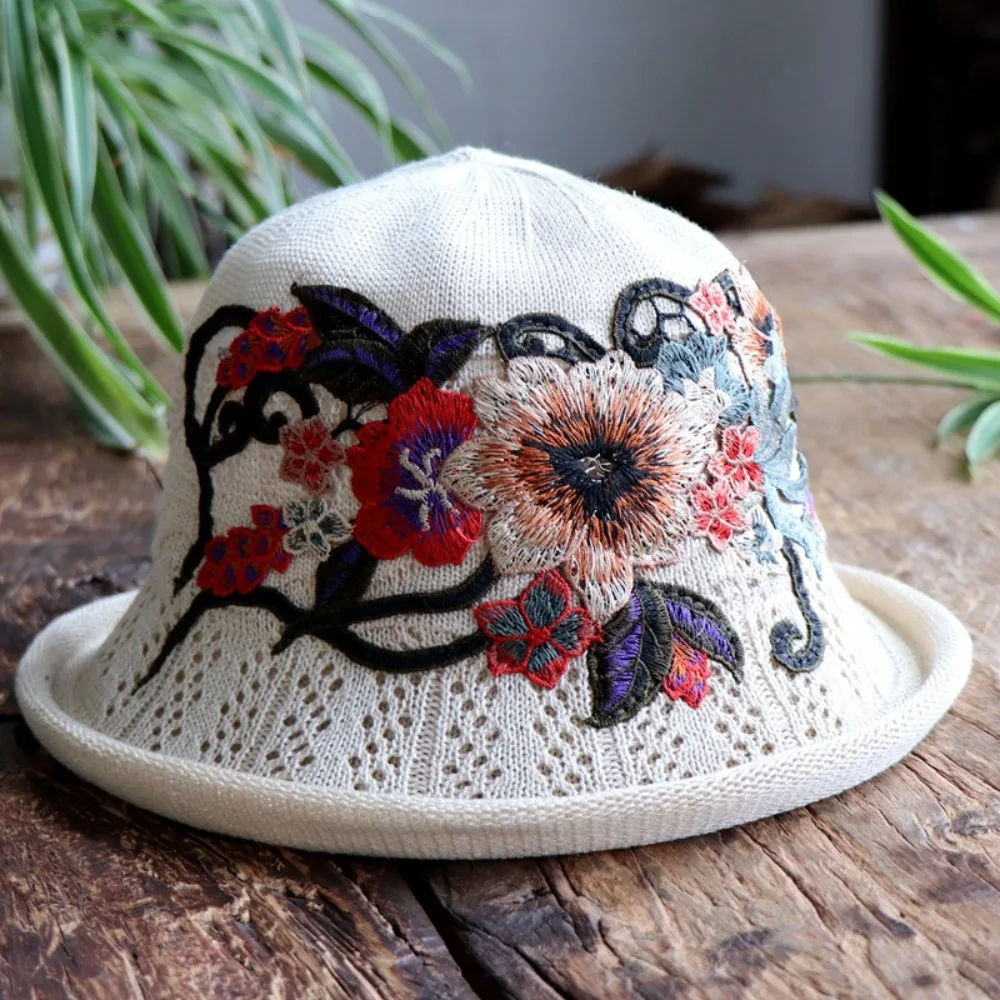 Bonnets for Women Winter Hats for Women Fashion Casual Ethnic Style Embroidery Folding Knitted Hollow Breathable Fisherman Caps
Bonnets for Women Winter Hats for Women Fashion Casual Ethnic Style Embroidery Folding Knitted Hollow Breathable Fisherman Caps