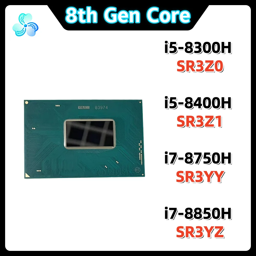 8th Gen Core CPU i5-8300H SR3Z0 i5-8400H SR3Z1 i7-8750H SR3YY i7-8850H SR3YZ BGA1440 Coffee Lake-H Mobile Laptop Processor
8th Gen Core CPU i5-8300H SR3Z0 i5-8400H SR3Z1 i7-8750H SR3YY i7-8850H SR3YZ BGA1440 Coffee Lake-H Mobile Laptop Processor