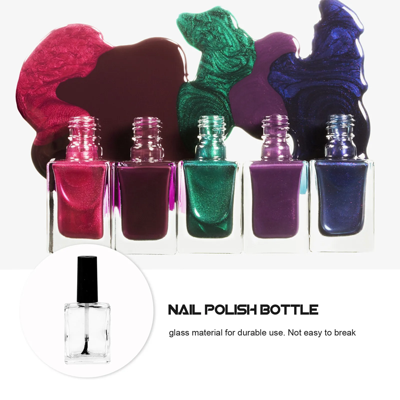 5 шт., 15 мл, прозрачные пустые флаконы для лака для ногтей со встроенной кисточкой, герметичные контейнеры большой емкости для самостоятельного маникюра
5 шт., 15 мл, прозрачные пустые флаконы для лака для ногтей со встроенной кисточкой, герметичные контейнеры большой емкости для самостоятельного маникюра