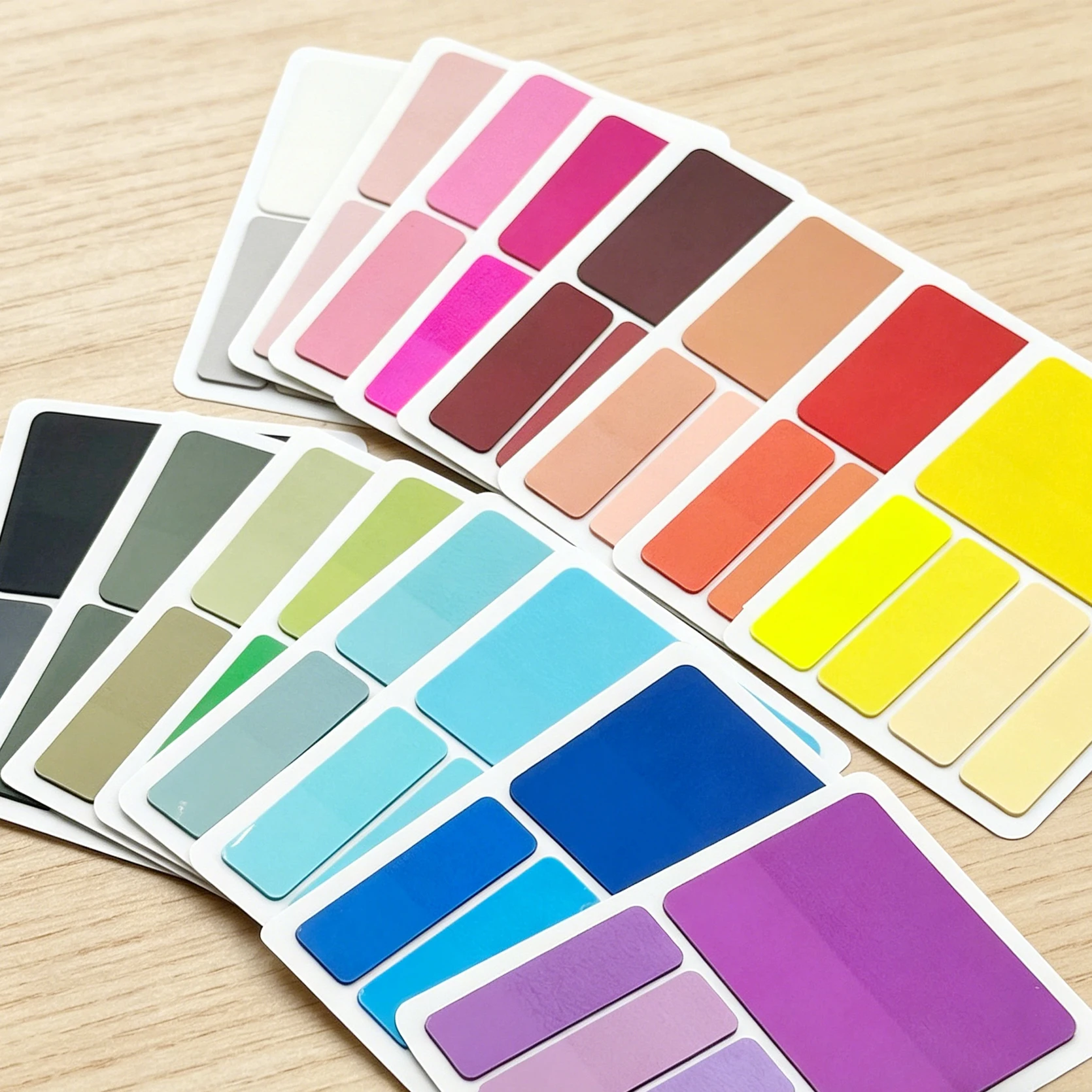 3pcs Multi-Card Stickers Gradient Index Label PET Colorful Reading Annotation Markers Writable Annotated Sticky Notes Memo
3pcs Multi-Card Stickers Gradient Index Label PET Colorful Reading Annotation Markers Writable Annotated Sticky Notes Memo
