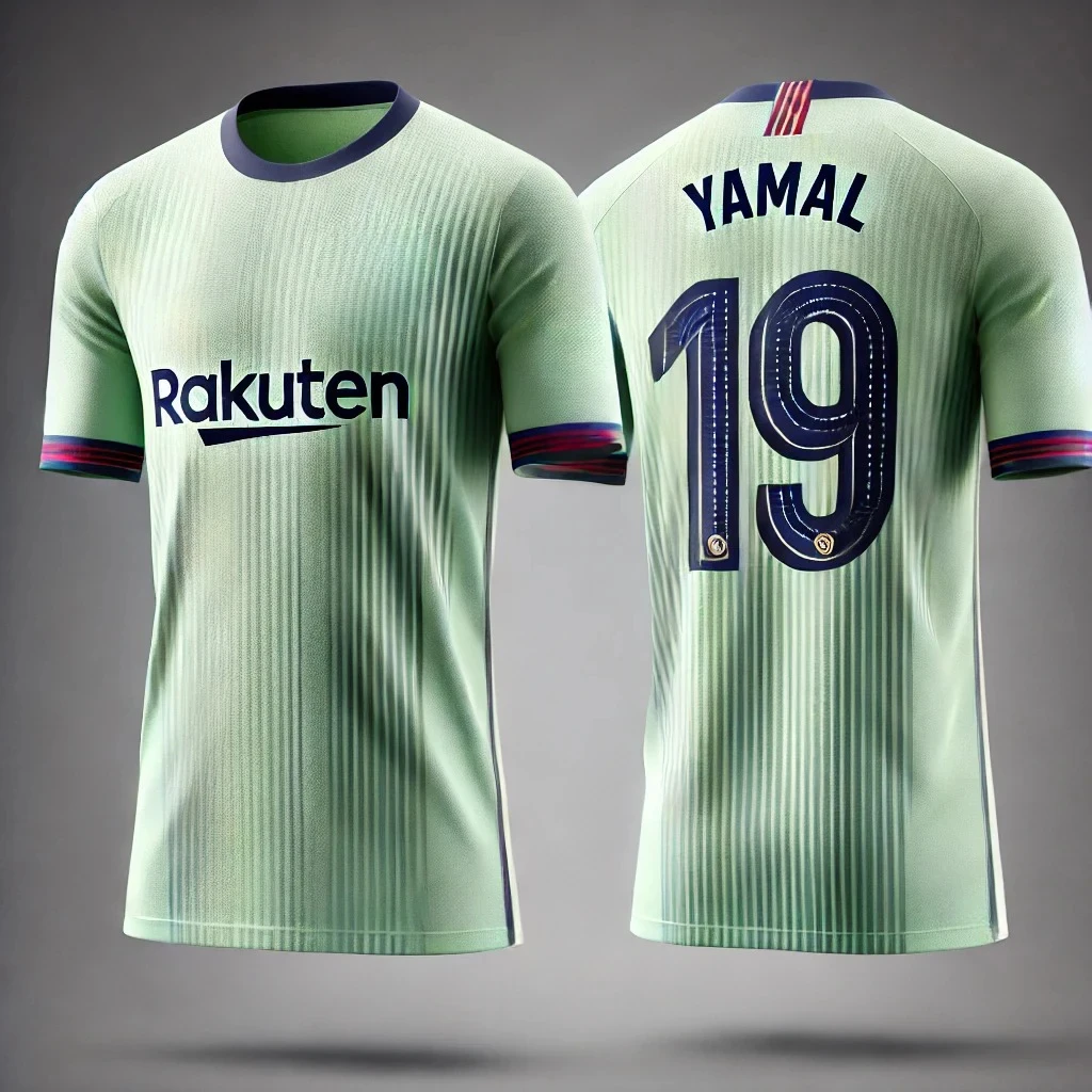 Специальное издание Barcelona No 19 Footballer Yamal Футболка с короткими рукавами Мужская молодежная спортивная свободная дышащая быстросохнущая рубашка
Специальное издание Barcelona No 19 Footballer Yamal Футболка с короткими рукавами Мужская молодежная спортивная свободная дышащая быстросохнущая рубашка