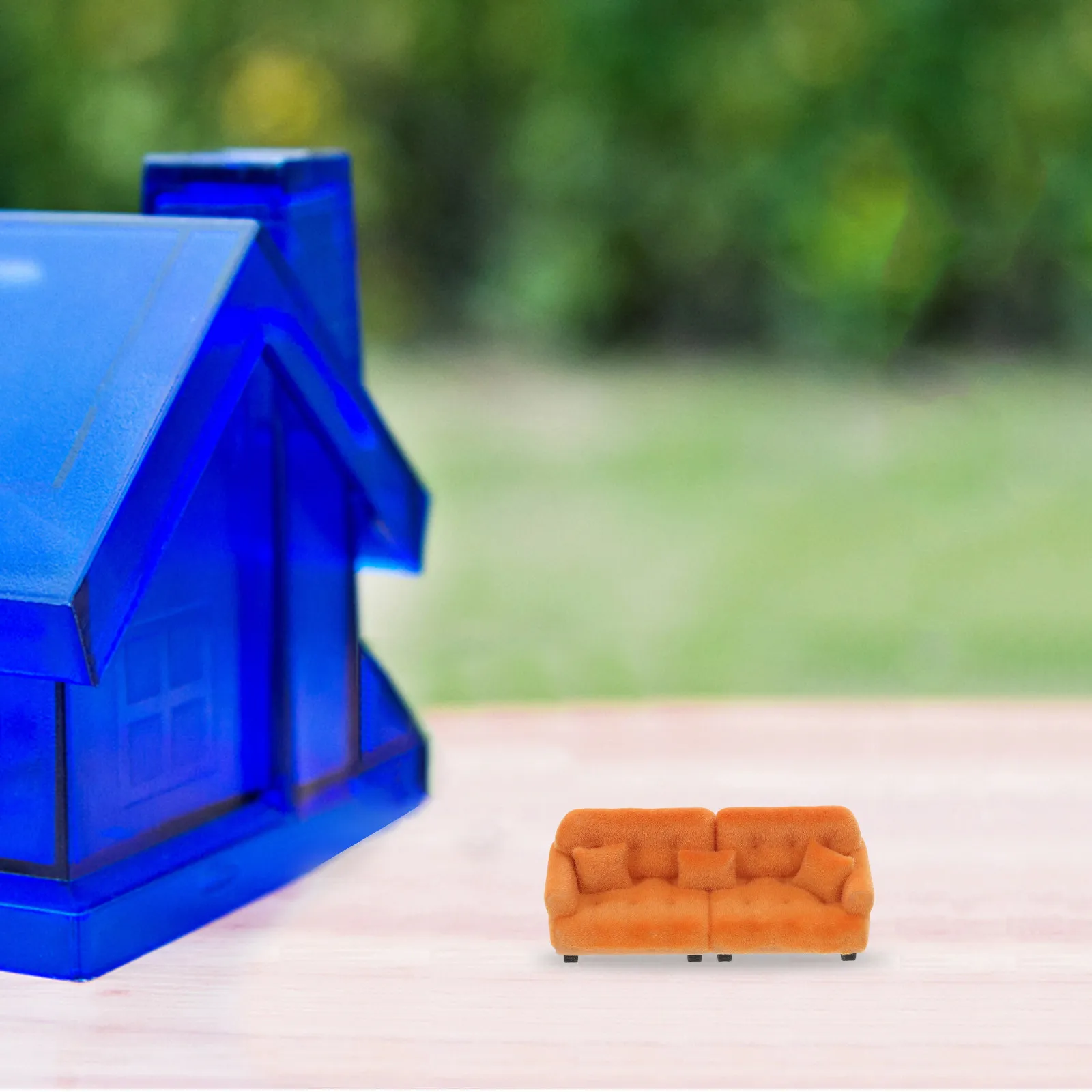 Коричневый мини-диван 1:30 - Мягкий флокированный миниатюрный диванчик для декора гостиной кукольного домика - Портативная маленькая мебельная мелочь
Коричневый мини-диван 1:30 - Мягкий флокированный миниатюрный диванчик для декора гостиной кукольного домика - Портативная маленькая мебельная мелочь