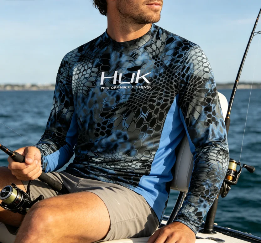HUK Fishing Shirts Women Men Summer Long Sleeve Fish Gear Tops Sportswear Outdoor Jersey UV Protection UPF 50+ Camisa De Pesca
HUK Fishing Shirts Women Men Summer Long Sleeve Fish Gear Tops Sportswear Outdoor Jersey UV Protection UPF 50+ Camisa De Pesca