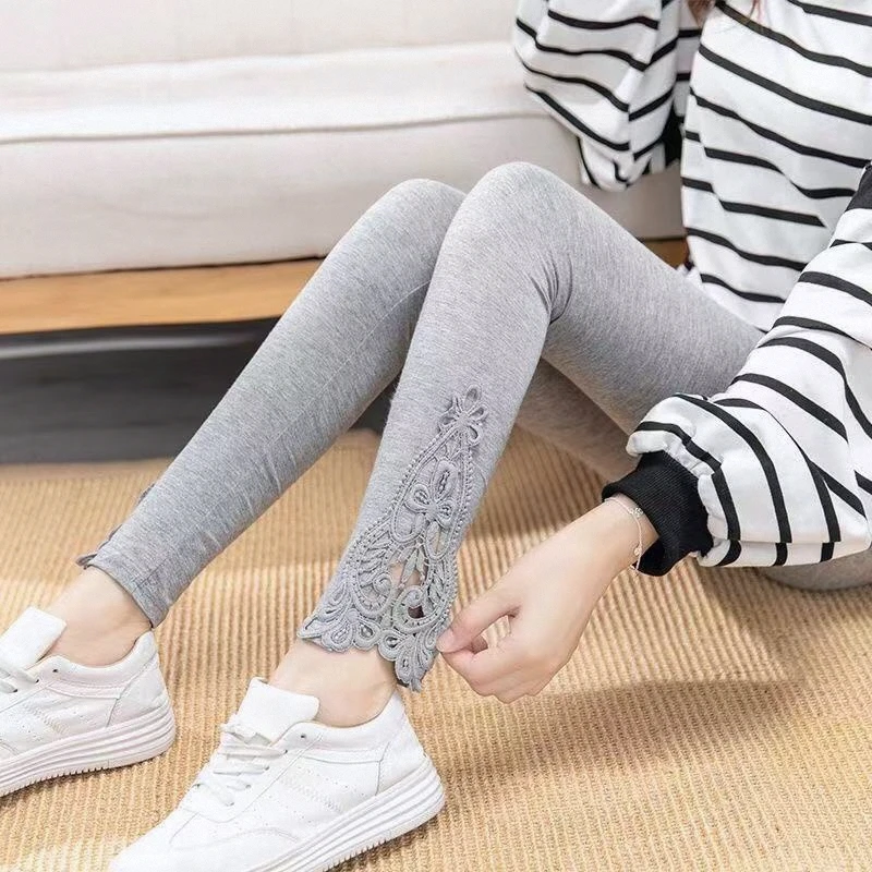 High Waist Nine-Tenths Elastic Slimming Leggings Korean Style Floral Versatile Thin Spring Autumn Outdoor Wear Pants
High Waist Nine-Tenths Elastic Slimming Leggings Korean Style Floral Versatile Thin Spring Autumn Outdoor Wear Pants
