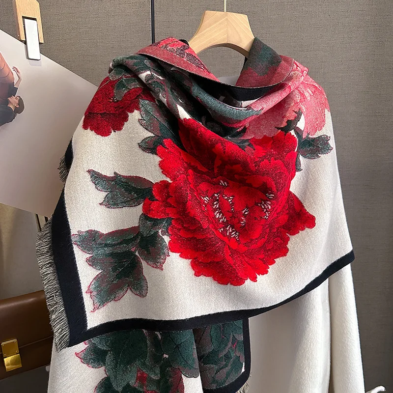 New Cashmere Scarf Women Design Thick Blanket Pashmina Warm Shawl Wrap Neckerchief Female Plaid Bufanda Winter Bandana
New Cashmere Scarf Women Design Thick Blanket Pashmina Warm Shawl Wrap Neckerchief Female Plaid Bufanda Winter Bandana