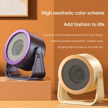 New NEW Hot Air Blower Portable Desktop Fan Stove Warm Heater Mini Radiator Office Room Warmer Winter Low Consumption