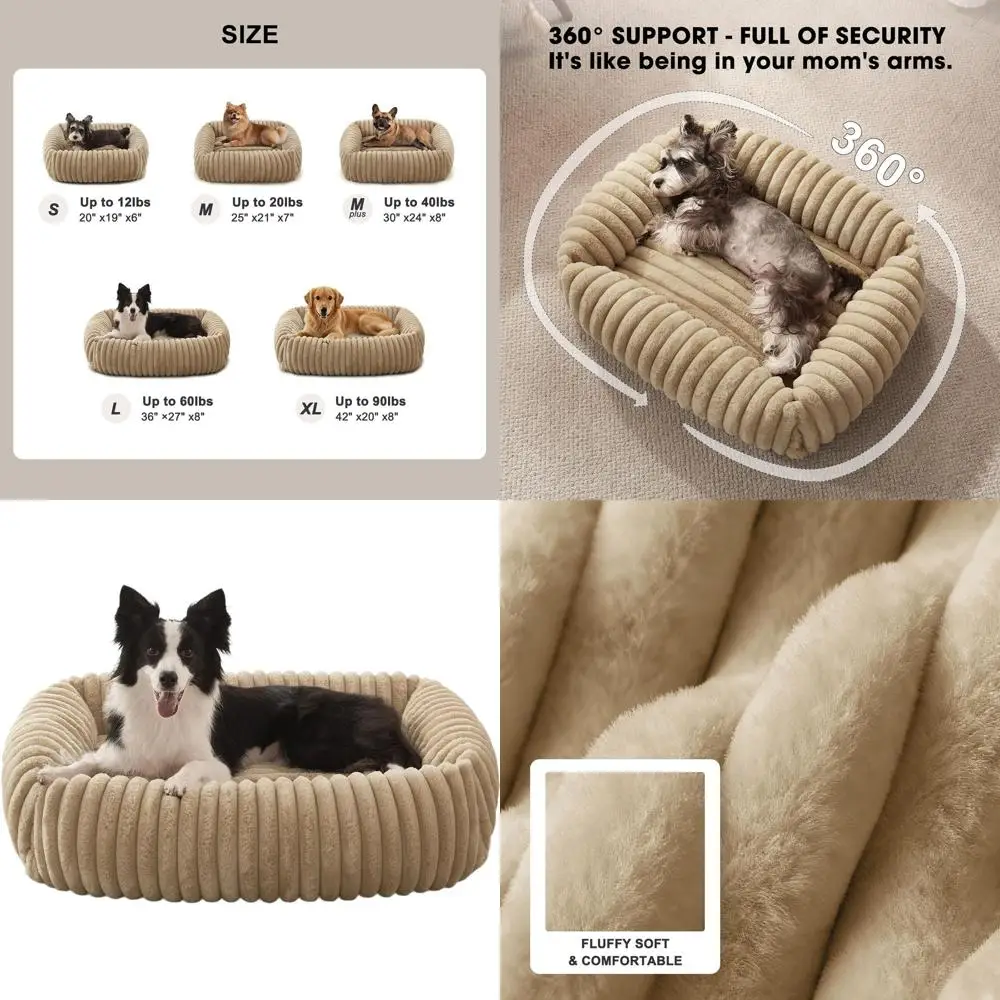 Large Orthopedic Dog Bed XL, Washable Cover, Anti-Slip, Rectangle Beige Pet Bed for Large Dogs, 42x20x8
Large Orthopedic Dog Bed XL, Washable Cover, Anti-Slip, Rectangle Beige Pet Bed for Large Dogs, 42x20x8