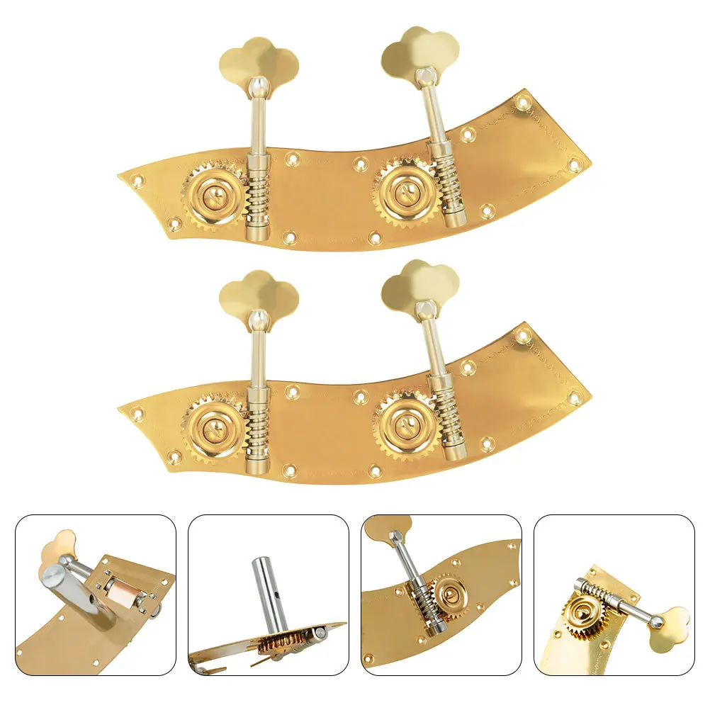 2Pcs Double Bass Tuning Pegs Sturdy Copper Alloy Premium Bass String Tuning Peg Replacement Parts Accessories String Peg
2Pcs Double Bass Tuning Pegs Sturdy Copper Alloy Premium Bass String Tuning Peg Replacement Parts Accessories String Peg