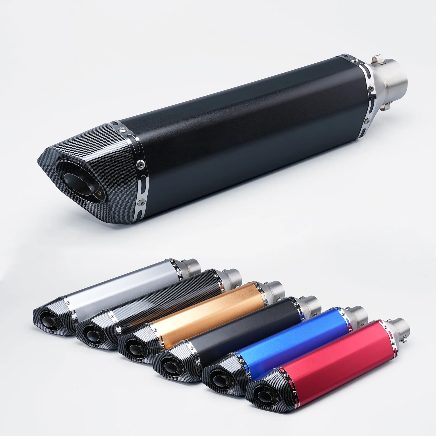 Universal 51mm Motorcycle Exhaust Pipe Muffler Pipe with Db Killer for R3 MT07 MT09 MT03 450SR ZX6R Z900
Universal 51mm Motorcycle Exhaust Pipe Muffler Pipe with Db Killer for R3 MT07 MT09 MT03 450SR ZX6R Z900