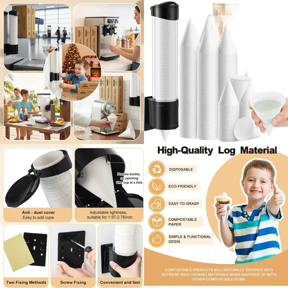 Одноразовые стаканы для снежных конусов объемом 4 унции, утолщенные, с настенным диспенсером для приготовления льда (белые)
Одноразовые стаканы для снежных конусов объемом 4 унции, утолщенные, с настенным диспенсером для приготовления льда (белые)