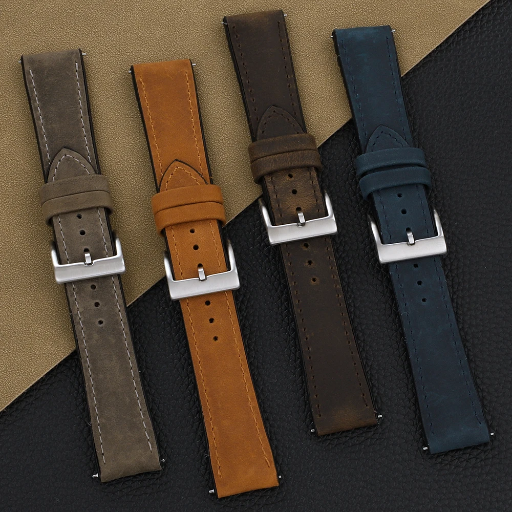 110/70 мм 115/75 мм винтажный кожаный ремешок для часов Crazy Horse 20 мм 22 мм быстросъемный силиконовый ремешок для часов аксессуары для браслета
110/70 мм 115/75 мм винтажный кожаный ремешок для часов Crazy Horse 20 мм 22 мм быстросъемный силиконовый ремешок для часов аксессуары для браслета