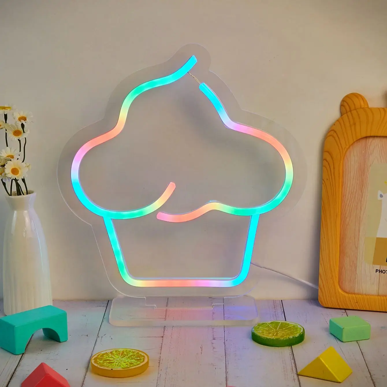 Светодиодная неоновая вывеска Chi-buy: стильная, красочная, с USB-питанием, ночник, идеально подходит для спальни, свадьбы, в качестве подарка
Светодиодная неоновая вывеска Chi-buy: стильная, красочная, с USB-питанием, ночник, идеально подходит для спальни, свадьбы, в качестве подарка