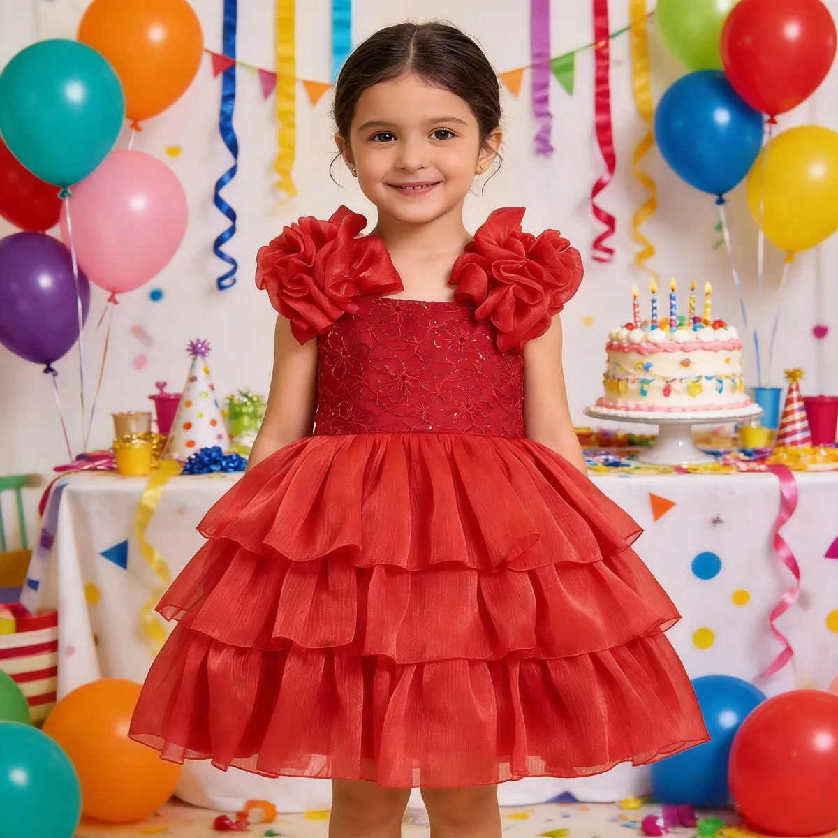 2026 New Girls Formal Dress Toddler Birthday Cake Dress with Multi-Layer Tulle Skirt Baby Princess Gown for Birthday Party
2026 New Girls Formal Dress Toddler Birthday Cake Dress with Multi-Layer Tulle Skirt Baby Princess Gown for Birthday Party